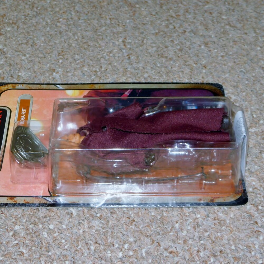 Hasbro Star Wars Mandalorian 6" Black Series Credit Collection Boba Fett MOC New - Picture 4 of 11